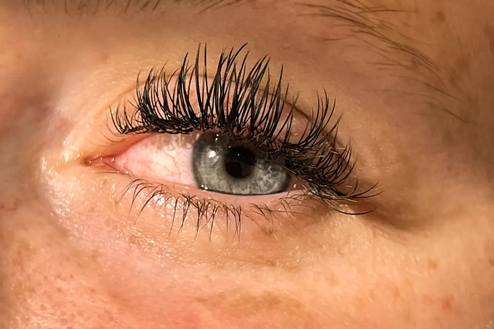 Wimpern nachher